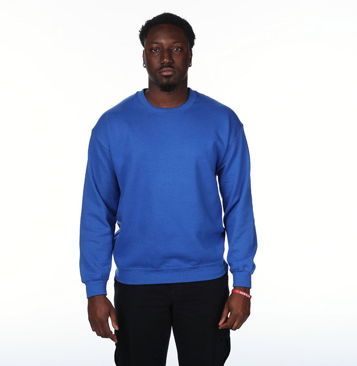 Gildan G180 Heavy Blend fleece crew in royal