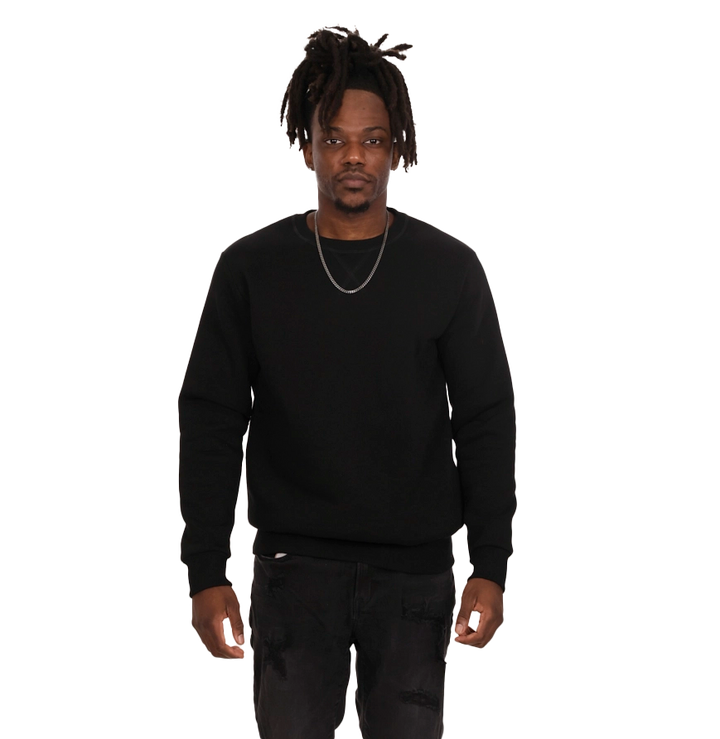 VESTI IT805 Milano crewneck in black