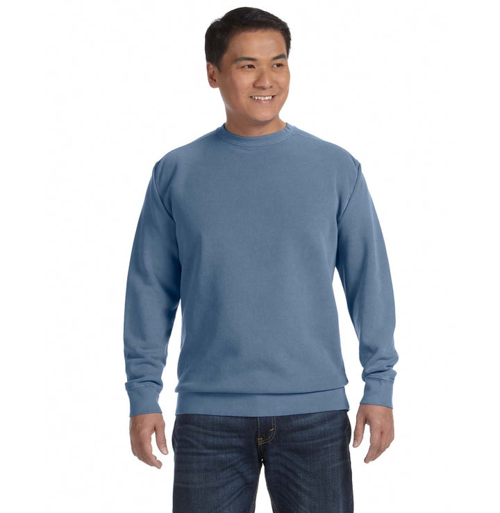 Adult Crewneck Sweatshirt in blue jean