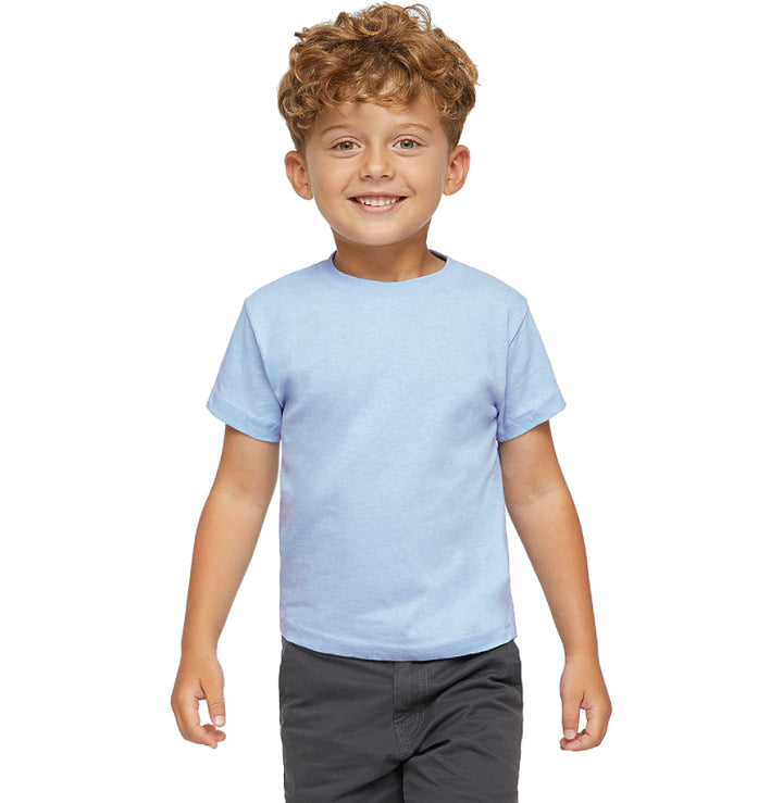 Toddler cotton jersey t-shirt in light blue