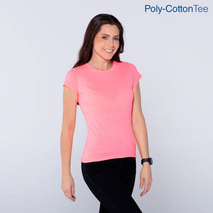 Women’s Crew Neck Short Sleeve Silhouette T-Shirt