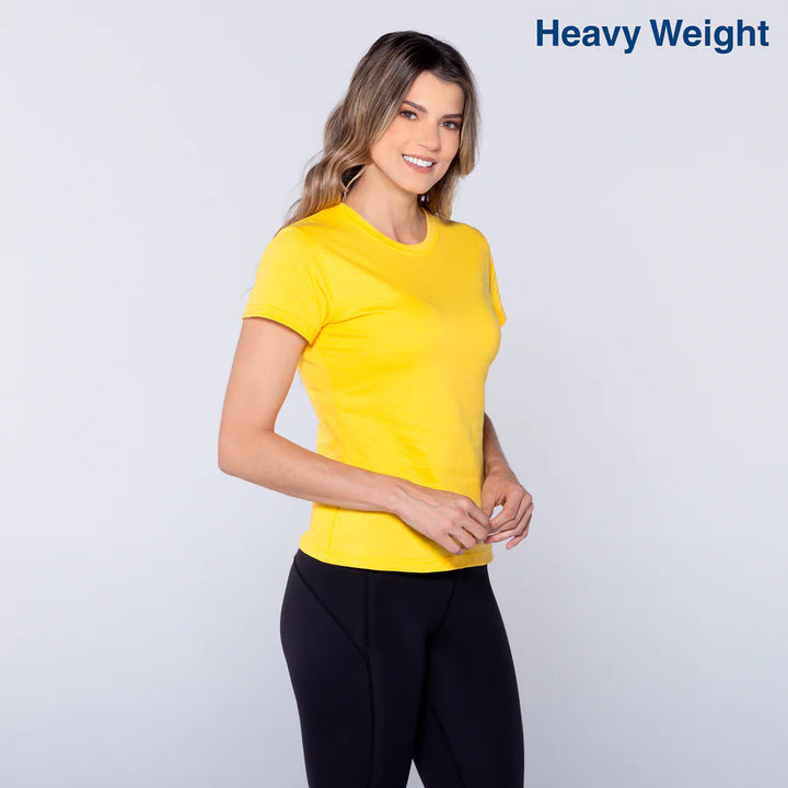 Women’s Heavy Weight Crew Neck Short Sleeve T-shirt